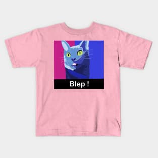 Blep Cat Kids T-Shirt